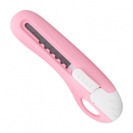 得力优酷2024美工刀 粉色（随机）