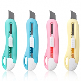 得力优酷2024美工刀 蓝色（随机）