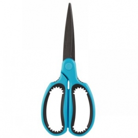 齐心 B2740 中号舒适不粘胶省力剪刀 180mm 最大剪纸8页