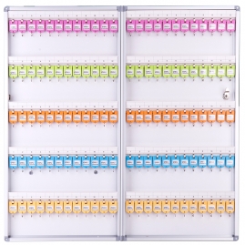 得力50803铝合金钥匙管理箱(银)