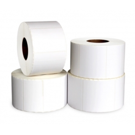 单排铜版标签纸 条码纸50*30*2000ps